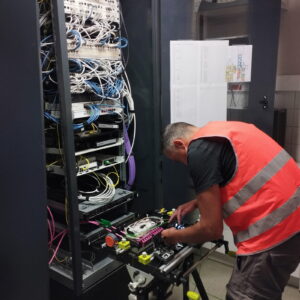 Liaison fibre inter-baies